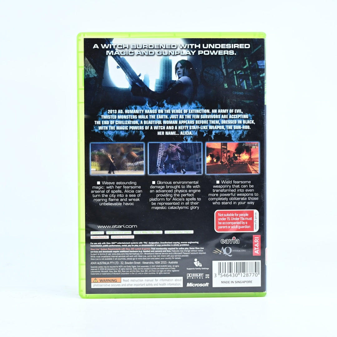 Bullet Witch - Xbox 360 Game + Manual - PAL - MINT DISC!