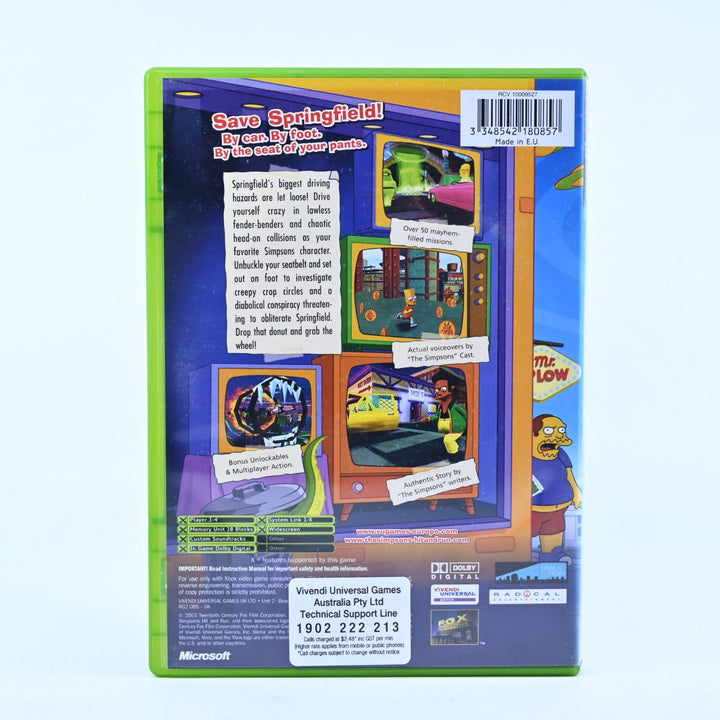 The Simpsons Hit & Run - Original Xbox Game + Manual - PAL - MINT DISC!