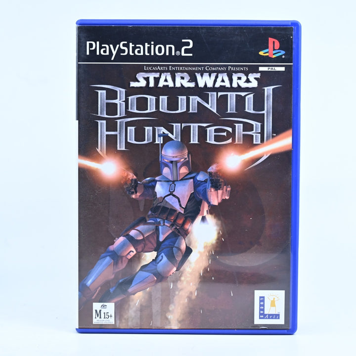 Star Wars Bounty Hunter - Sony Playstation 2 / PS2 Game + Manual - PAL