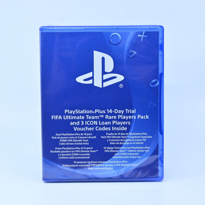 Playstation PS Plus 14 Day Trial - FIFA Ultimate Team Pack + Codes - PS4