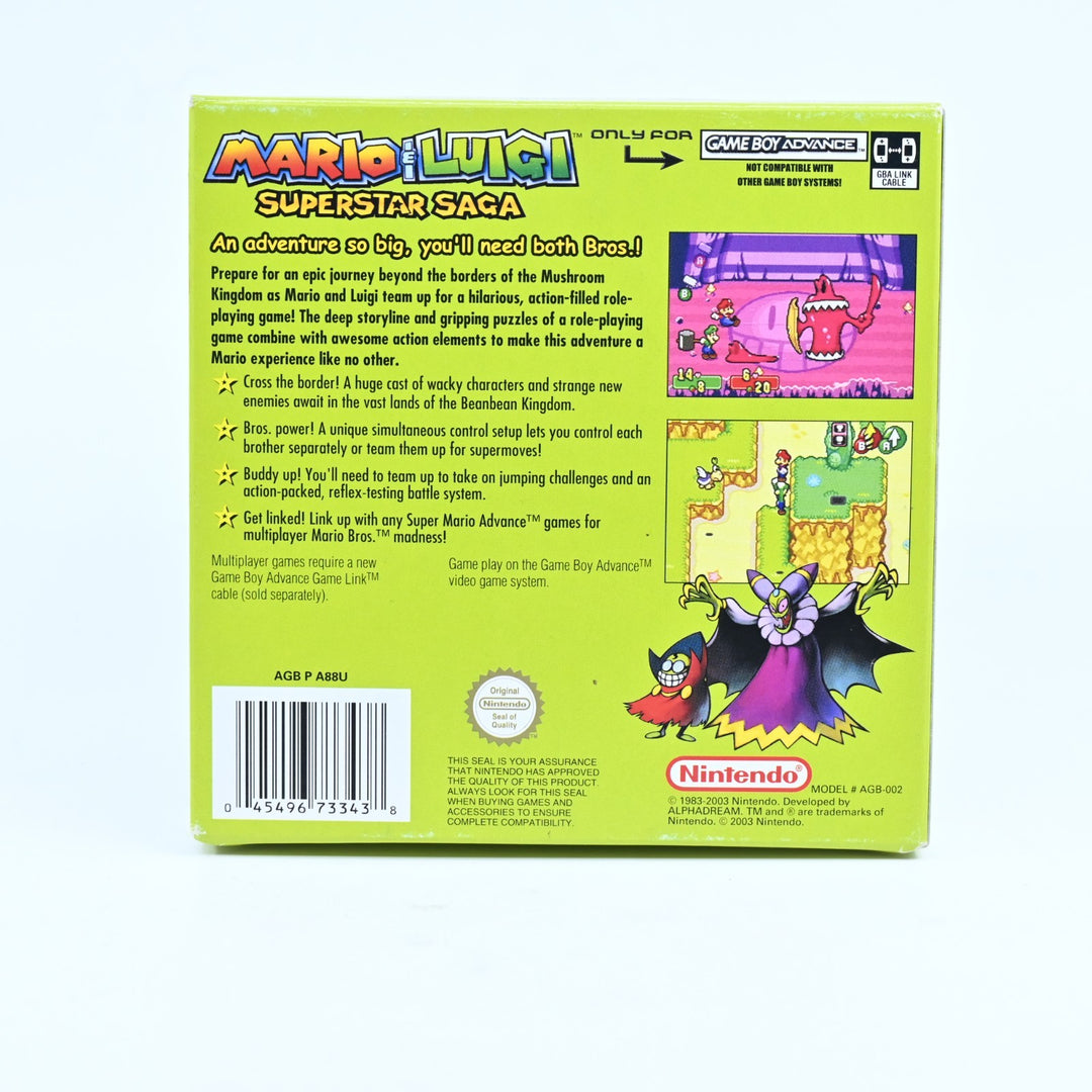 Mario & Luigi: Superstar Saga - GBA Boxed Game - PAL - FREE POST!