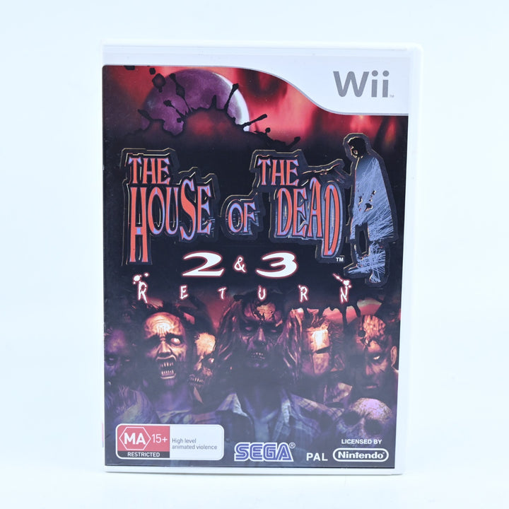 The House of the Dead 2 & 3 - Nintendo Wii Game - No Manual - PAL