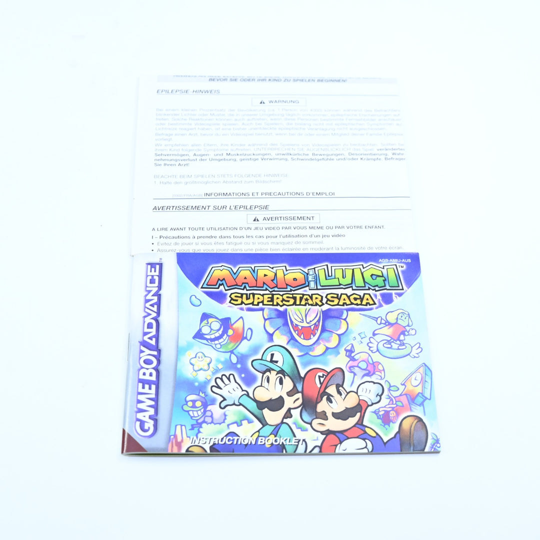 Mario & Luigi: Superstar Saga - GBA Boxed Game - PAL - FREE POST!