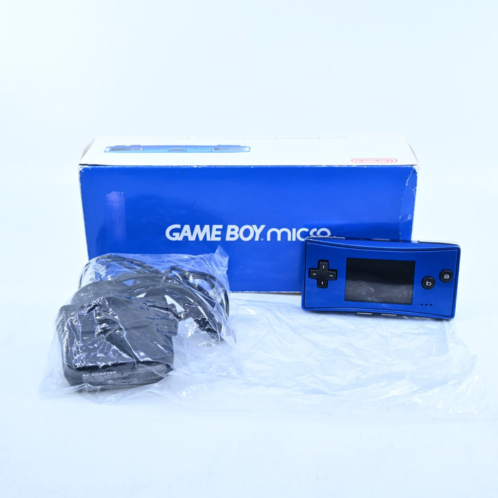 OXY-001 Blue - Nintendo Gameboy Micro Boxed Console - FREE POST!