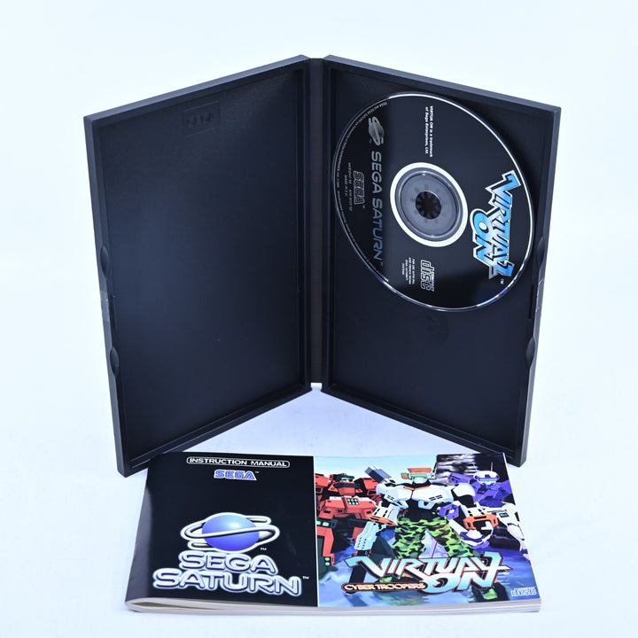 Virtual On: Cyber Troopers - Sega Saturn Game + Manual - PAL - MINT DISC!