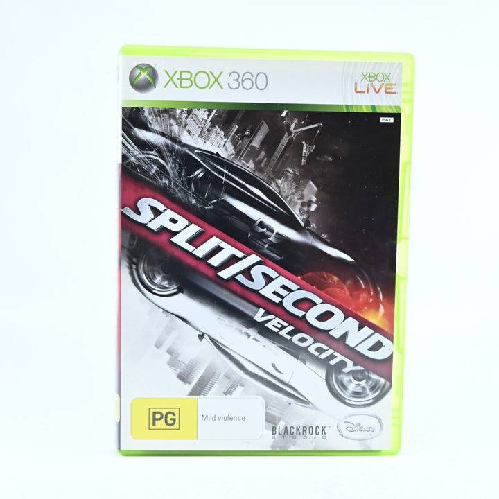 Split / Second Velocity - Xbox 360 Game + Manual - PAL - MINT DISC!