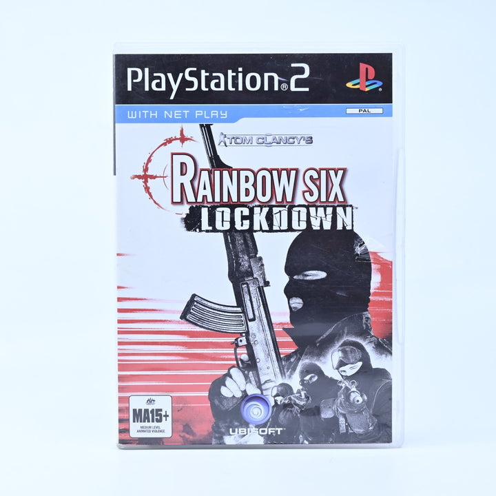 Tom Clancy’s Rainbow Six Lockdown - PS2 Game + Manual - PAL - MINT DISC!