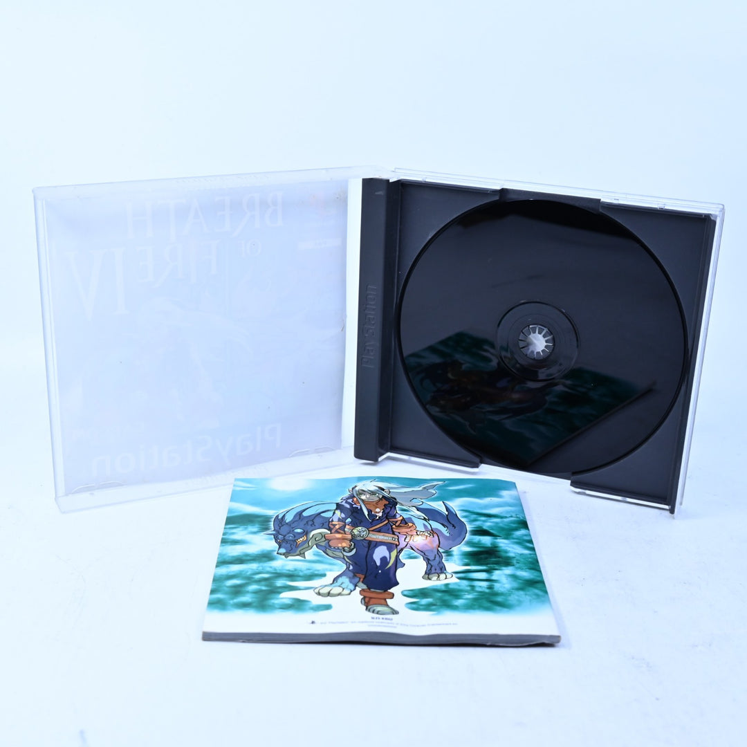Breath of Fire IV - Sony Playstation 1 / PS1 Game + Manual - PAL - MINT DISC!