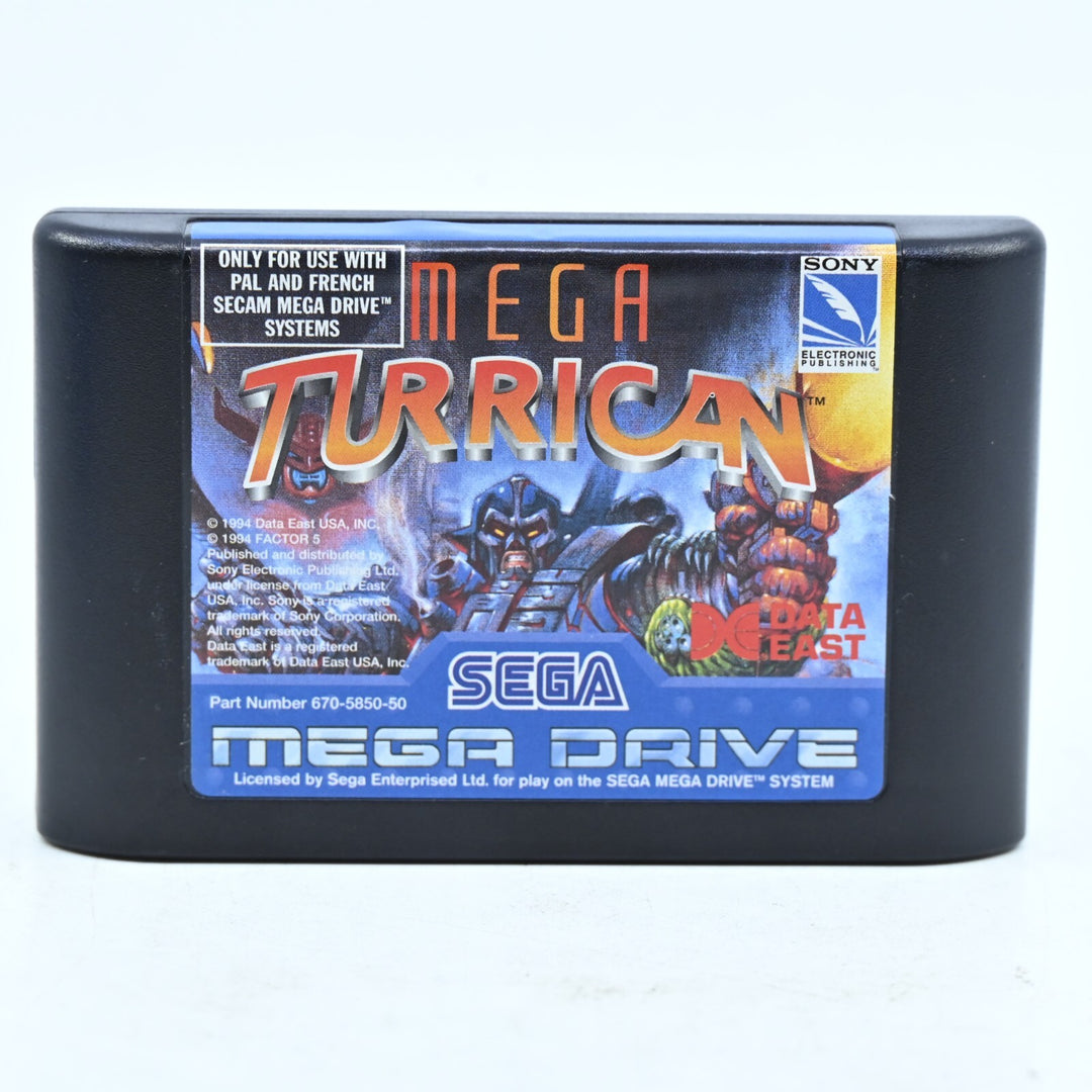 Mega Turrican - Sega Mega Drive Game - PAL - FREE POST!
