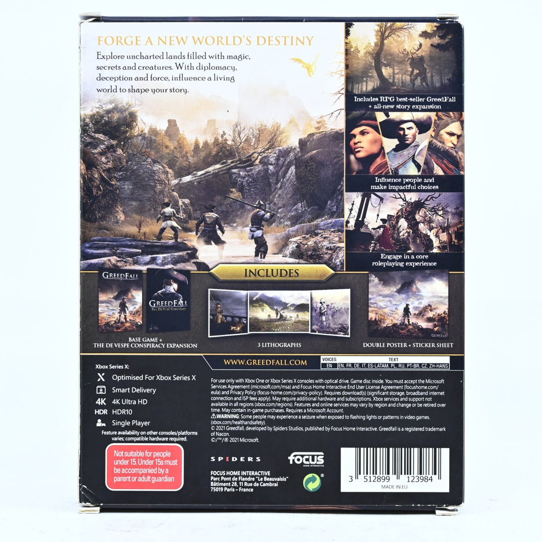 Greed Fall Gold Edition - CIB - Xbox One Game - PAL - FREE POST!