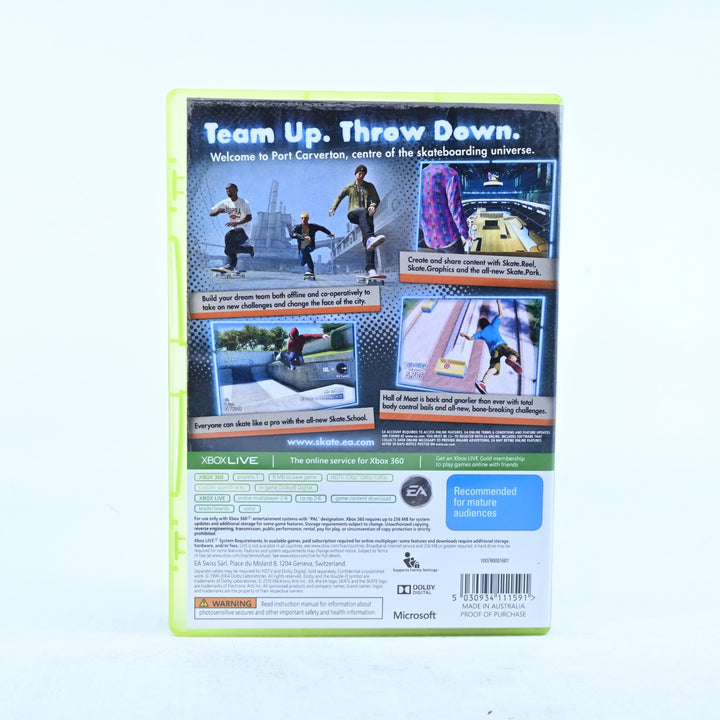 Skate 3 - Xbox 360 Game + Manual - PAL - MINT DISC!