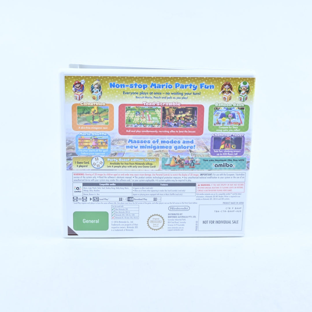 Mario Party Star Rush - Nintendo 3DS Game - PAL + Manual - FREE POST!