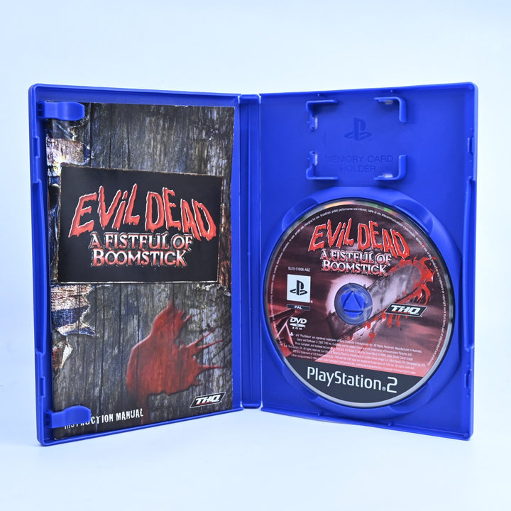 Evil Dead: Fistful of Boomstick - Sony Playstation 2 / PS2 Game + Manual - PAL