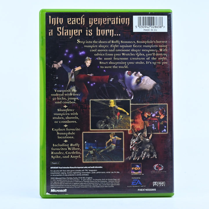 Buffy the Vampire Slayer - Original Xbox Game + Manual - PAL - MINT DISC!