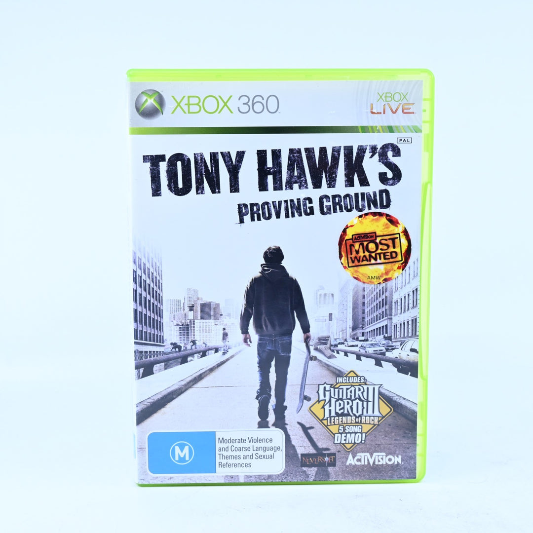 Tony Hawks Proving Ground - Xbox 360 Game + Manual - PAL - MINT DISC!
