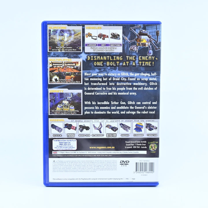 Metal Arms: Glitch in the System - Sony Playstation 2 / PS2 Game + Manual