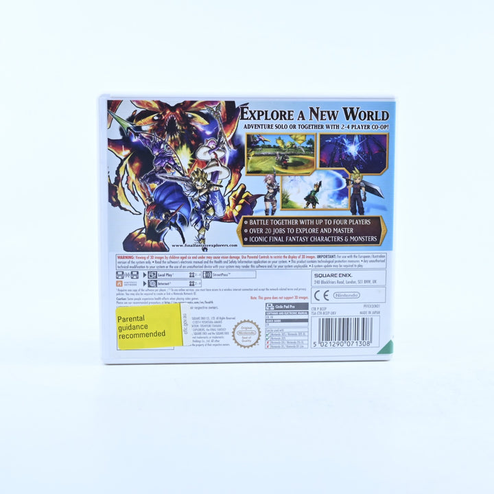 Final Fantasy Explorers - Nintendo 3DS Game - PAL + Manual - FREE POST!