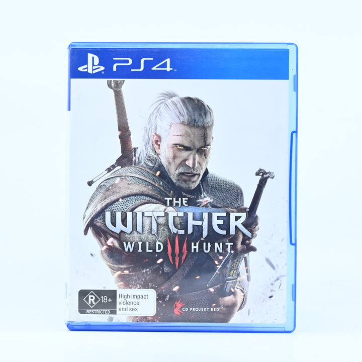The Witcher III 3: Wild Hunt - Sony Playstation 4 / PS4 Game + Manual + Map