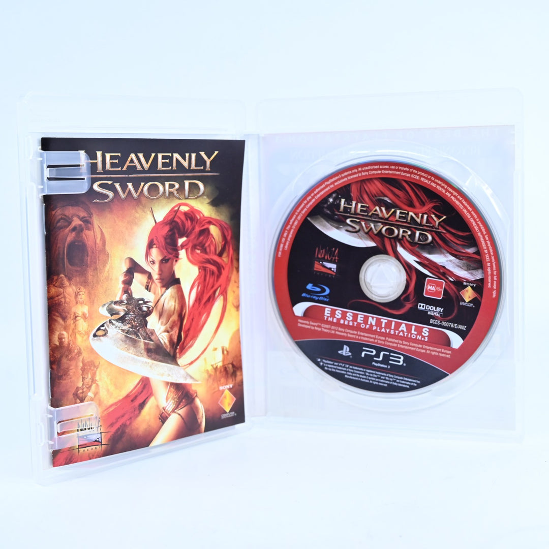 Heavenly Sword - Sony Playstation 3 / PS3 Game + Manual - MINT DISC!