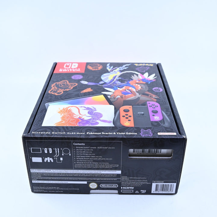 Pokemon Scarlet & Violet Edition - Nintendo Switch OLED Console - HEG-001 - PAL