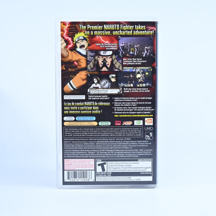 Naruto: Ultimate Ninja Heroes 2 - Sony PSP Game + Manual - Region Free