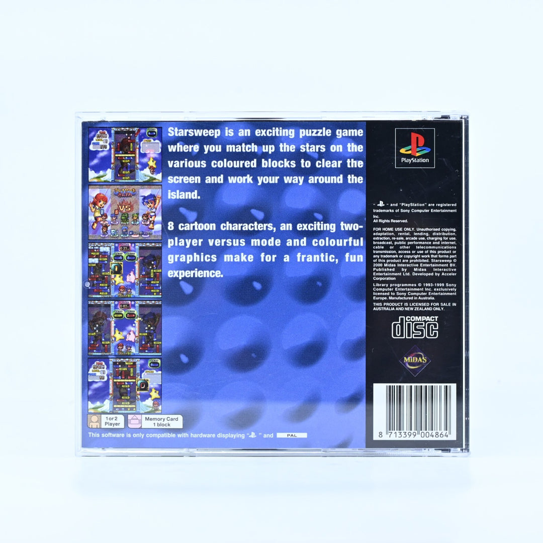 Starsweep - Sony Playstation 1 / PS1 Game + Manual - PAL