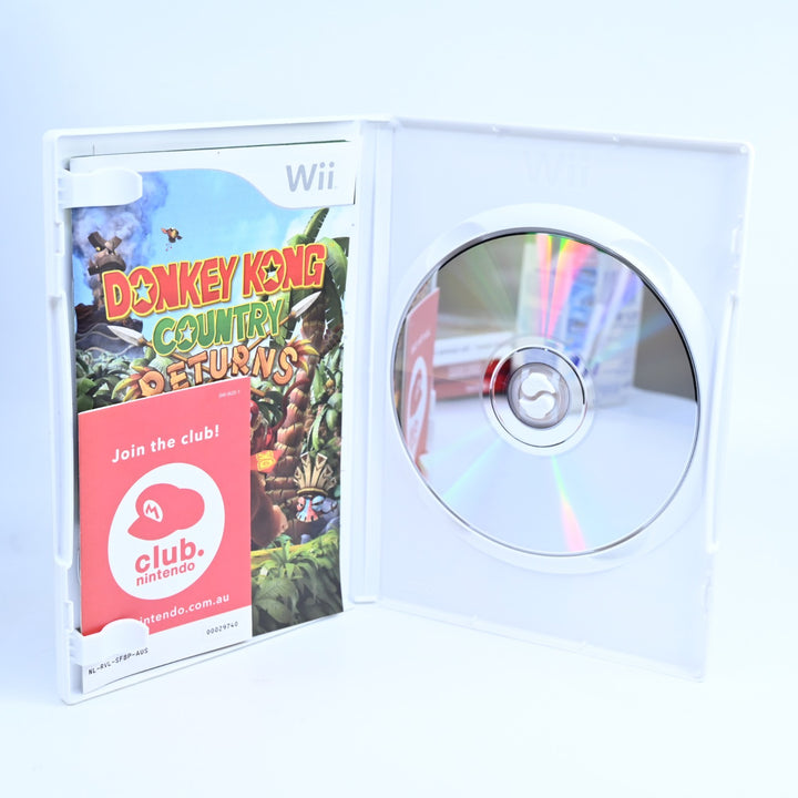 Donkey Kong Country Returns - Nintendo Wii Game + Manual - PAL - MINT DISC!