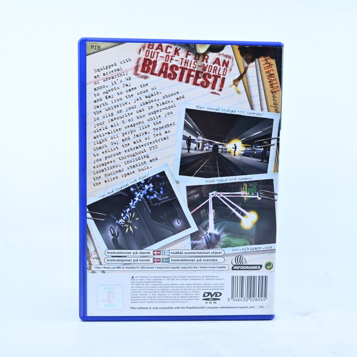 Men in Black II: Alien Escape - Sony Playstation 2 / PS2 Game + Manual - PAL