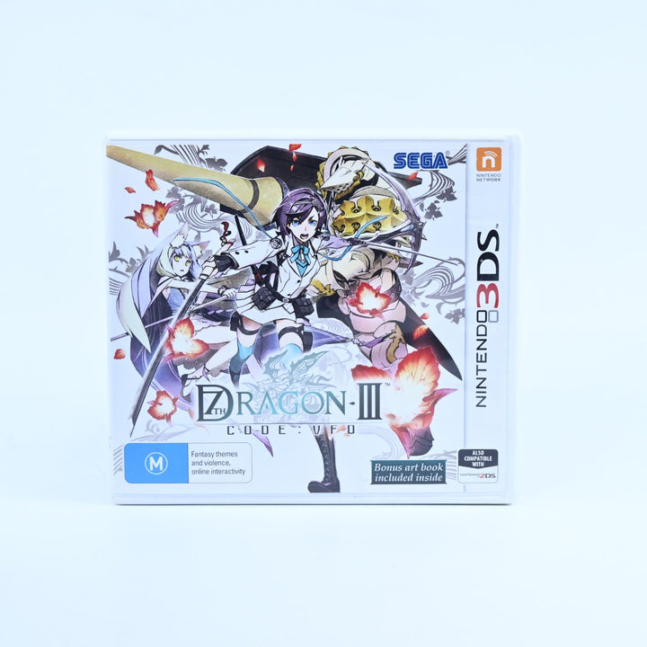 7th Dragon III Code: VFD  - Nintendo 3DS Game - PAL + Manual - FREE POST!
