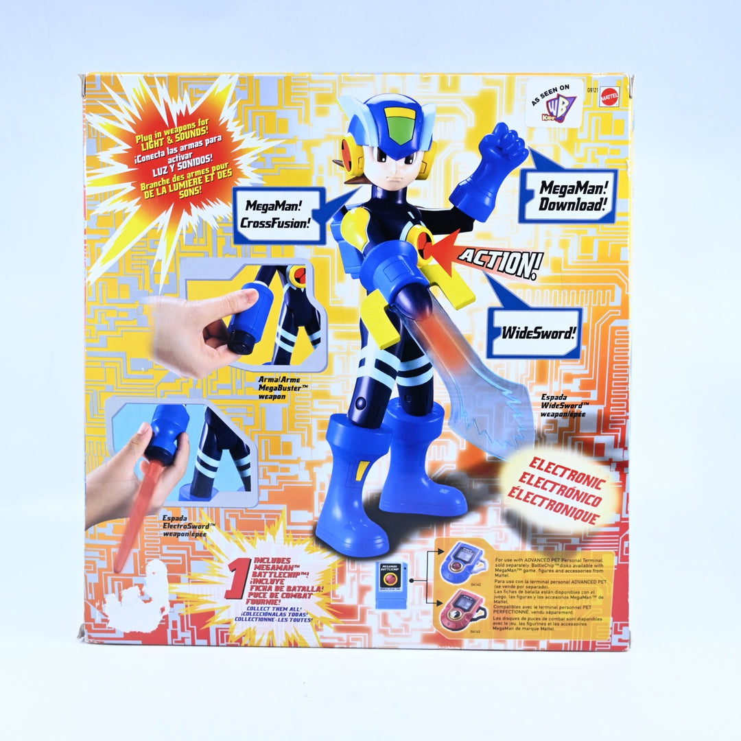 SEALED! Electronic Cross Fusion Mega Man - MegaMan NT Warrior - Action Figure