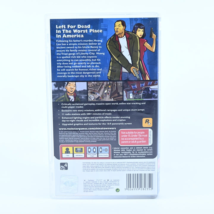 Grand Theft Auto: Chinatown Wars - Sony PSP Game + Manual + Map - FREE POST!