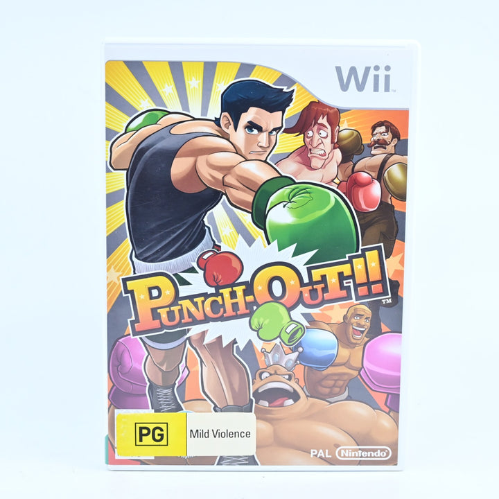 Punch Out!! - Nintendo Wii Game + Manual - PAL - MINT DISC!