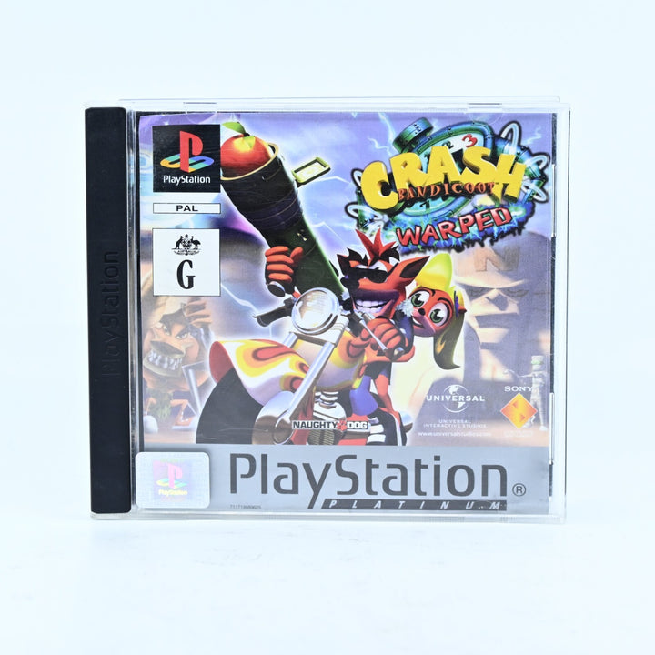 Crash Bandicoot 3 Warped - Sony Playstation 1 / PS1 Game - No Manual - PAL