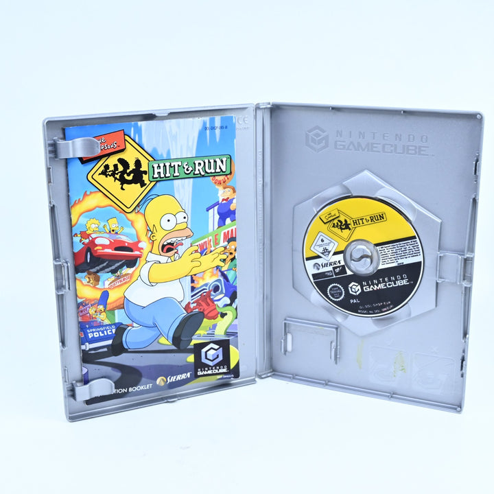 The Simpsons: Hit & Run - Nintendo Gamecube Game + Manual - PAL - FREE POST!
