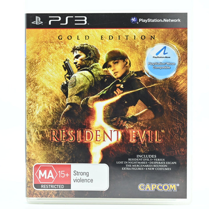 Resident Evil 5 Gold Edition - Sony Playstation 3 / PS3 Game - MINT DISC!