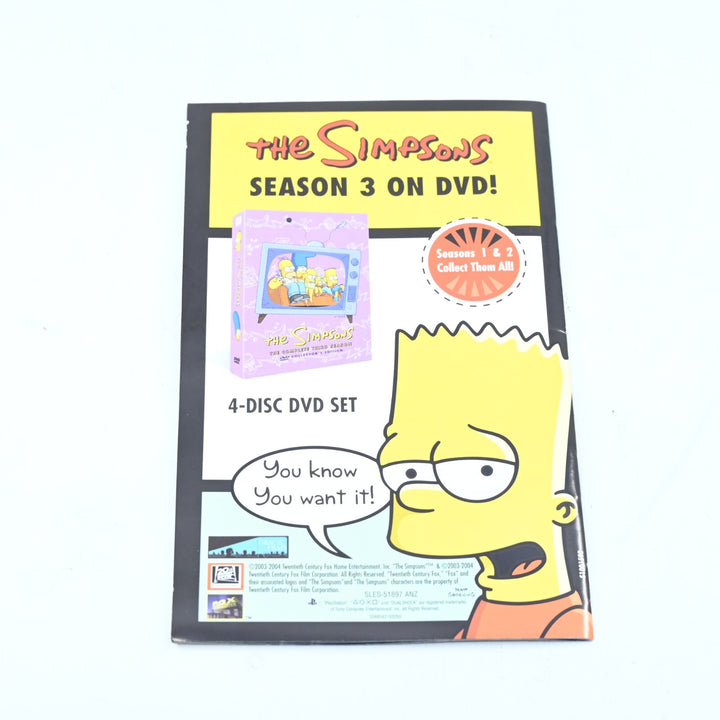 The Simpsons Hit & Run - Sony Playstation 2 / PS2 Game + Manual - PAL