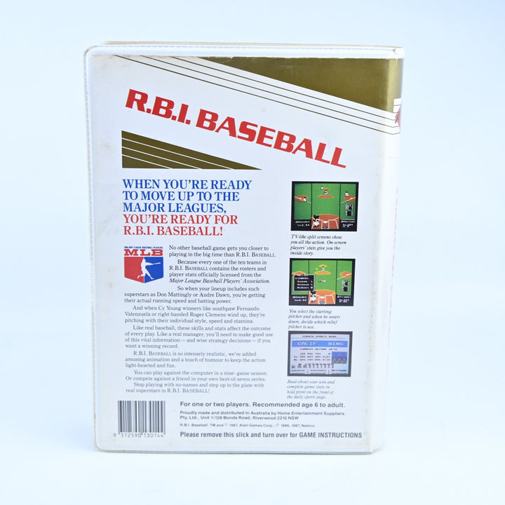 R.B.I. Baseball - Piggyback Cartridge - H.E.S Boxed Game / NES Boxed Game - PAL