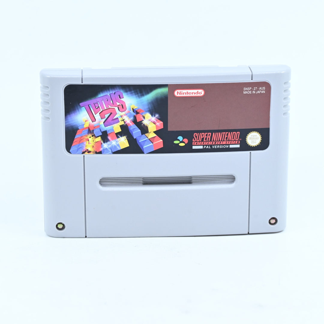Tetris 2 - Super Nintendo / SNES Boxed Game - PAL - FREE POST!