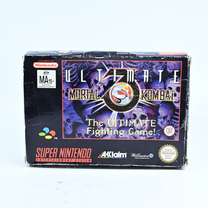 Ultimate Mortal Kombat 3 - Super Nintendo / SNES Boxed Game - AUS PAL