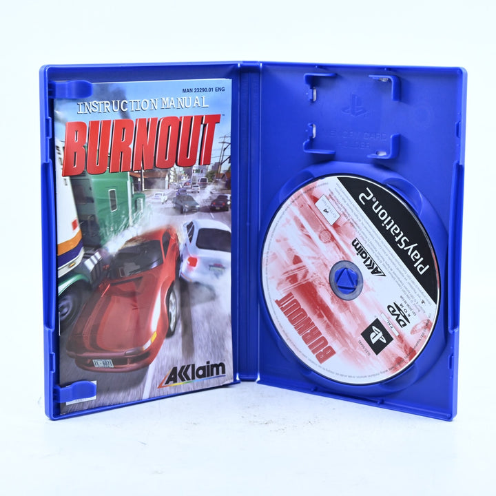 Burnout - Sony Playstation 2 / PS2 Game + Manual - PAL - MINT DISC!