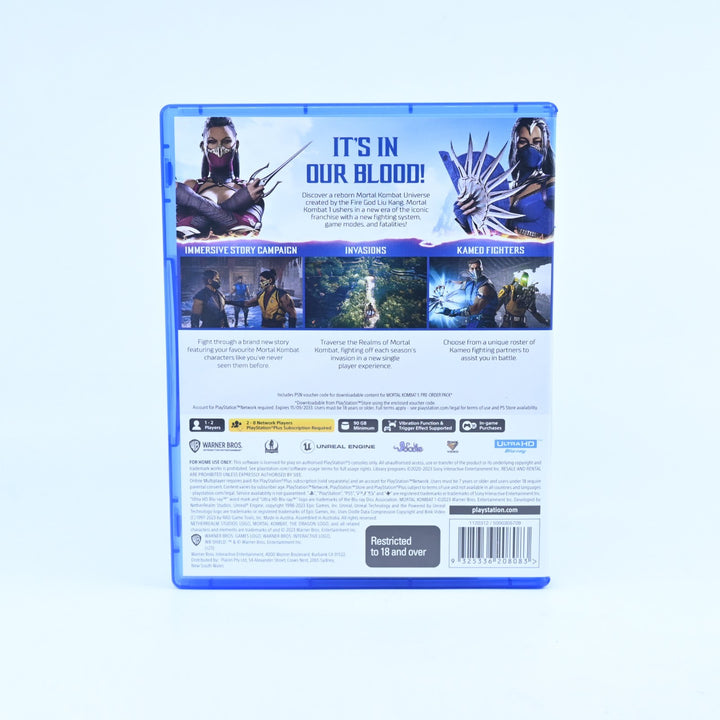 Mortal Kombat 1 - Steelcase Edition - Sony Playstation 5 / PS5 Game - MINT DISC!