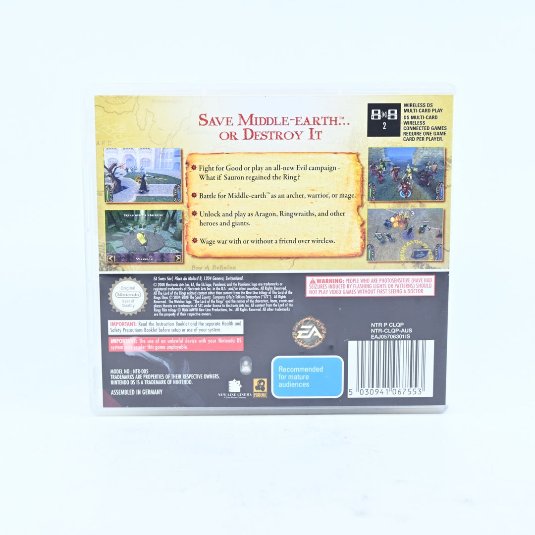 The Lord of the Rings: Conquest - Nintendo DS Game - PAL + Manual - FREE POST!