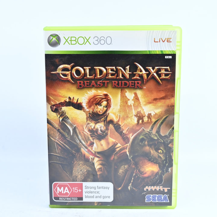 Golden Axe: Beast Rider - Xbox 360 Game + Manual - PAL - MINT DISC!