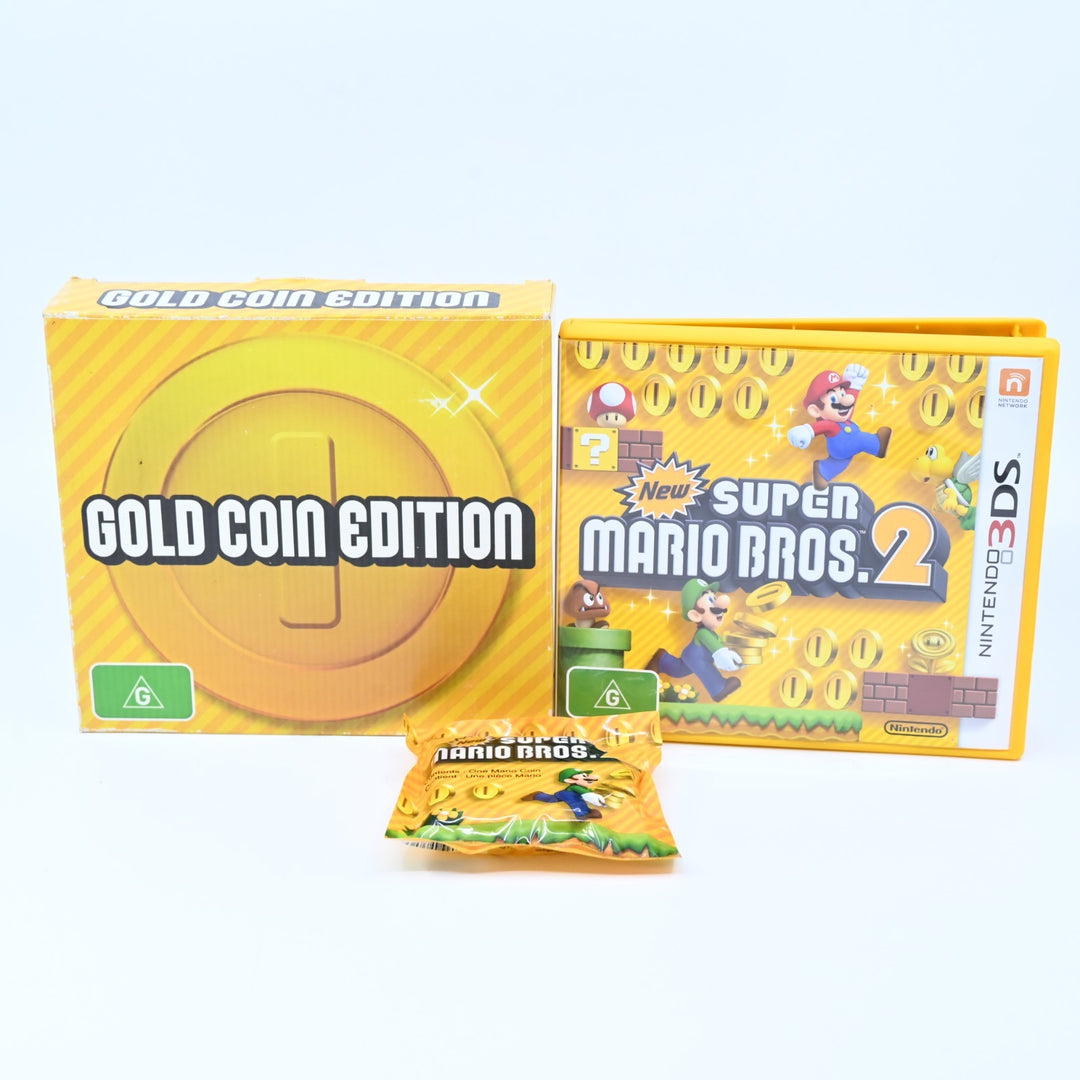 New Super Mario Bros. 2 Gold Coin Edition - Nintendo 3DS Game - PAL + Manual