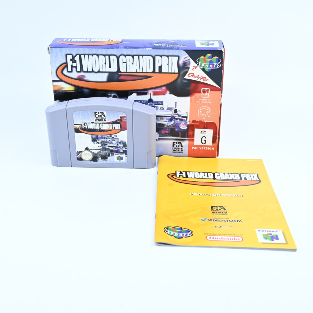 F-1 World Grand Prix - N64 / Nintendo 64 Boxed Game - PAL - FREE POST!