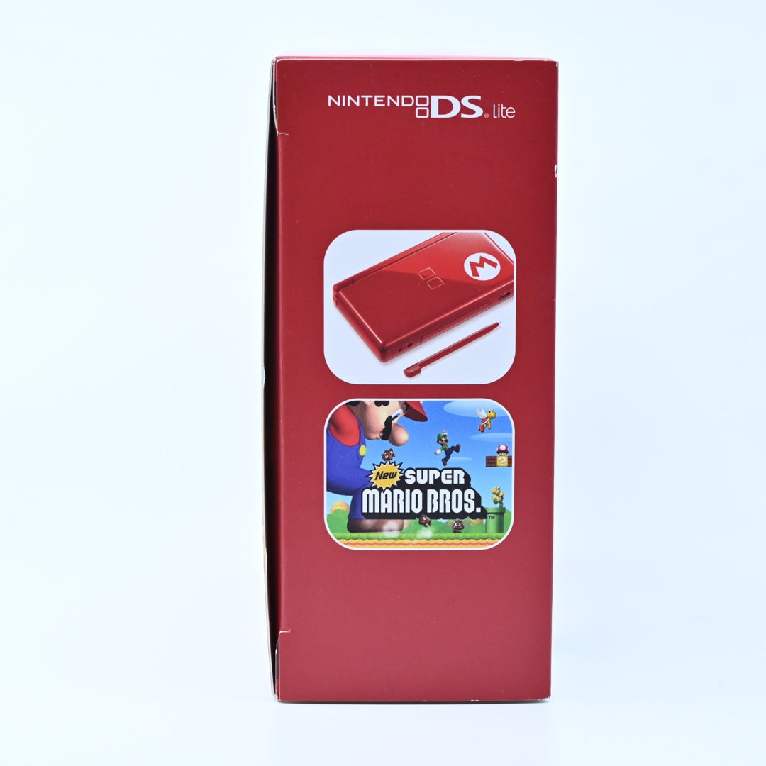 UNUSED! Special Limited Edition Mario Red - Nintendo DS Lite Boxed Console