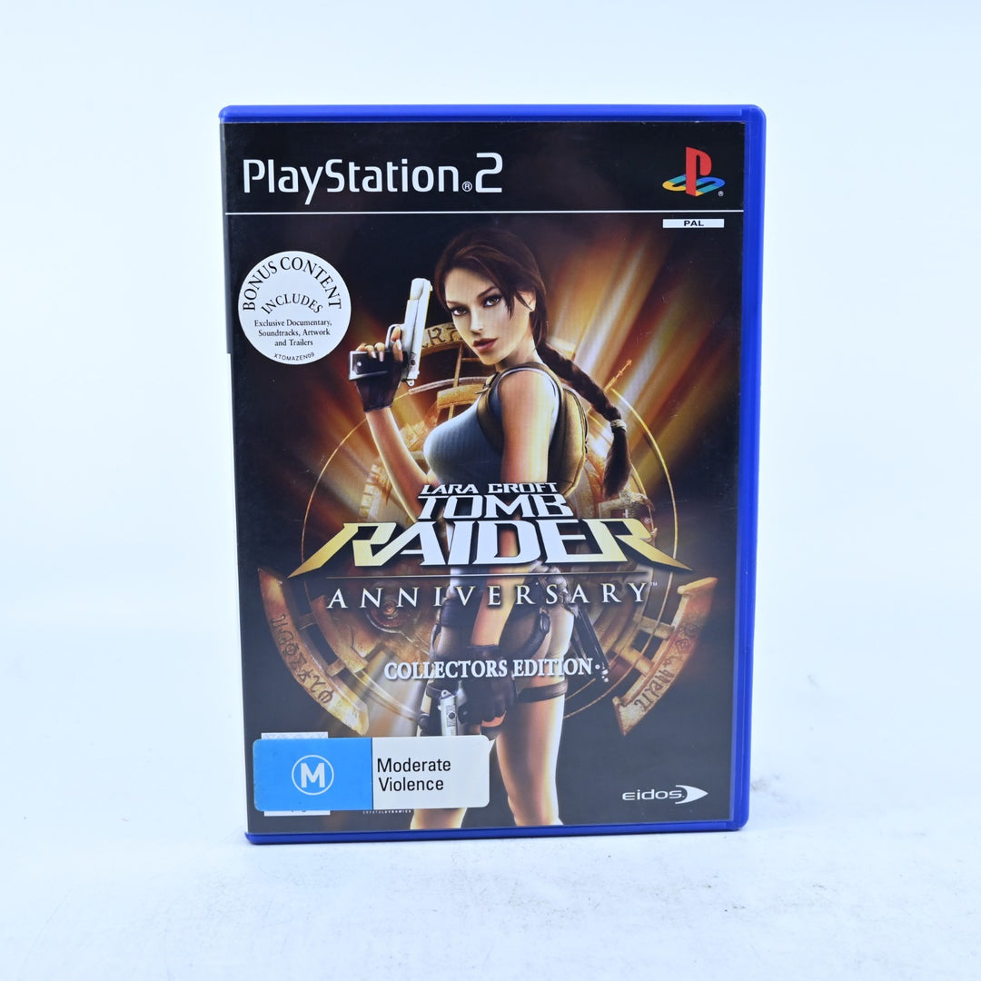 Lara Croft Tomb Raider Anniversary - Collector's Edition - PS2 Game + Manual