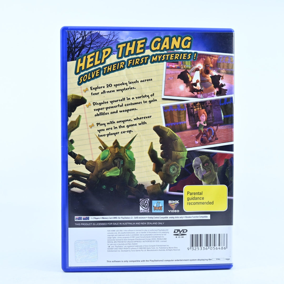 Scooby-Doo! First Frights - Sony Playstation 2 / PS2 Game + Manual - PAL