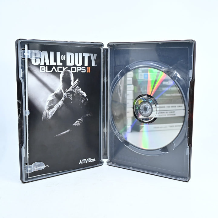 Call Of Duty Black Ops II Steelbook - Xbox 360 Game + Manual - PAL - MINT DISC!