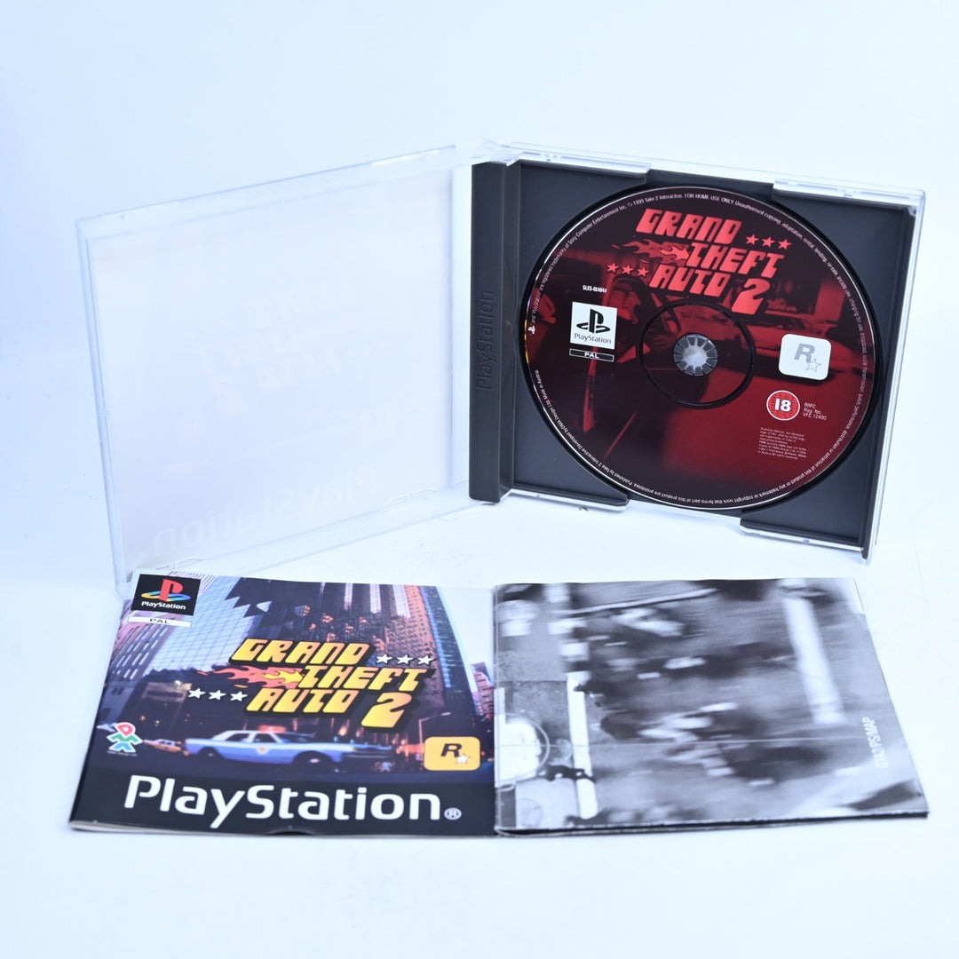 Grand Theft Auto 2 | GTA2 - Sony Playstation 1 / PS1 Game + Manual + Map - PAL